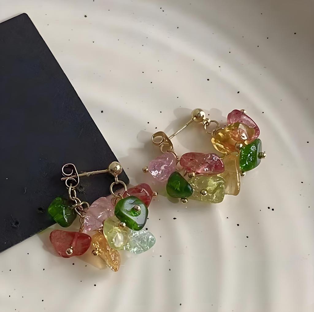 Vacation Style Design Beaded Pendant Earrings For Women And Girls  Jewelry Unusual Accessories