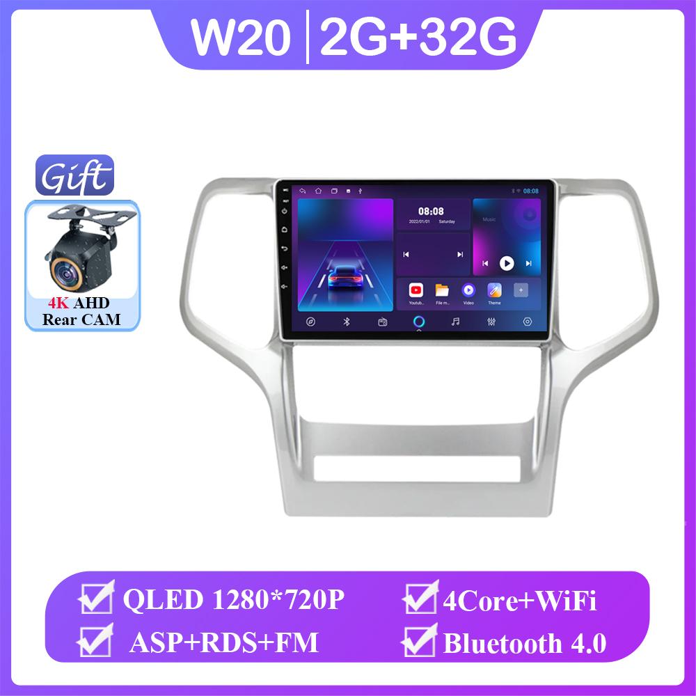 

Carplay Android 14 для Jeep Grand Cherokee WK2 2010 - 2013 Авто Радио Мультимедийный Плеер Стерео Видео Сенсорный Экран Навигация GPS