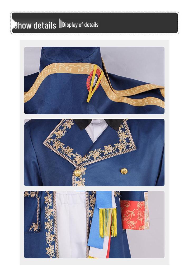 Napoleon Mittelalter Hofritter Cosplay Kostüm für Halloween