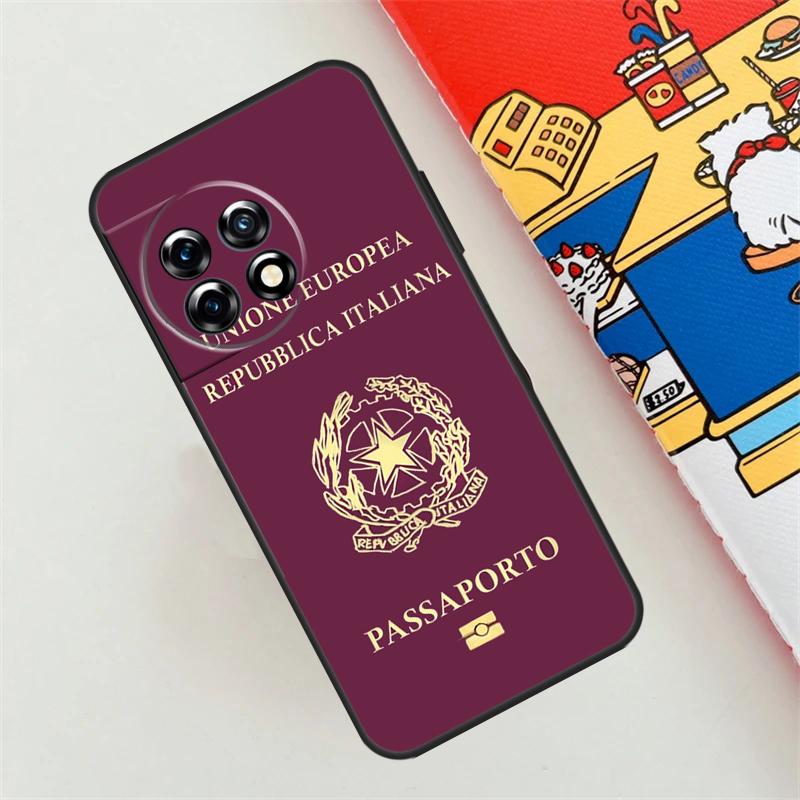 Deutsches Italienisches Französisches Reisepassetui Für OnePlus 10T 8T 12R 10R 9R 12 11 10 9 Pro Nord CE 4 2 Lite N10 N20 N30 Nord 3 Hülle