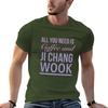 All you need is coffee and Ji Chang Wook. wookie. T-Shirt blacks funnys edition t shirts