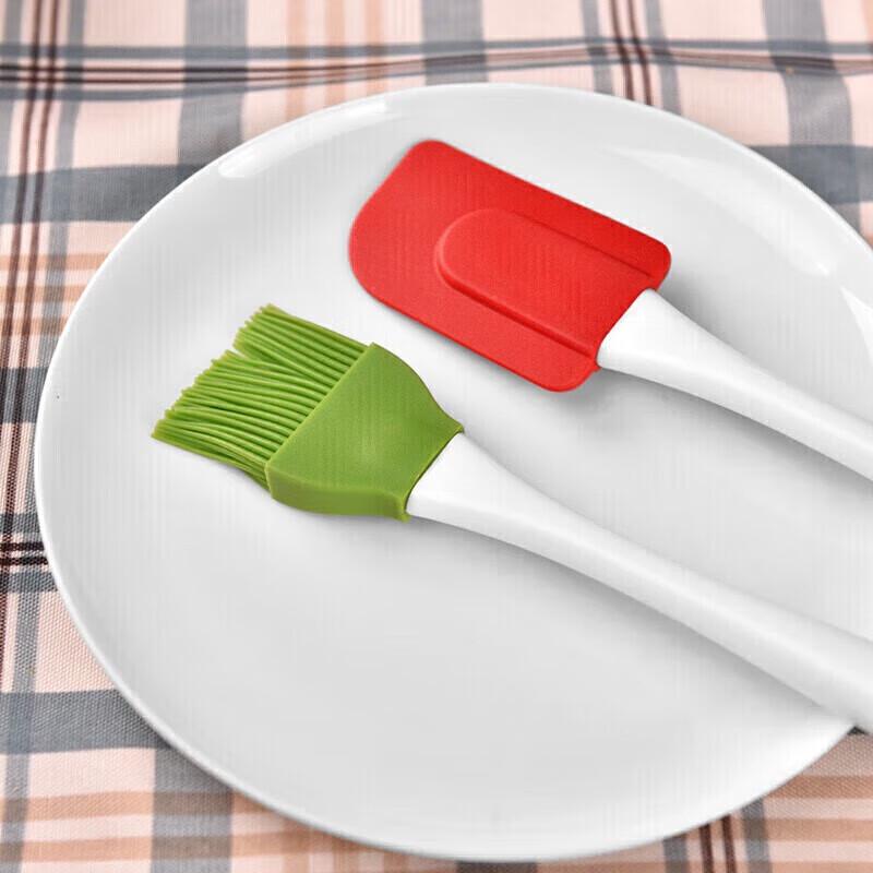 Shangkoujia Silicone Spatula and Basting Brush Set