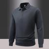 Autumn Men'S Polo Shirts Casual Long Sleeve Men'S Solid Color Business Shirts Fashion Spring Streetwear Polo Collar T Shirt Men