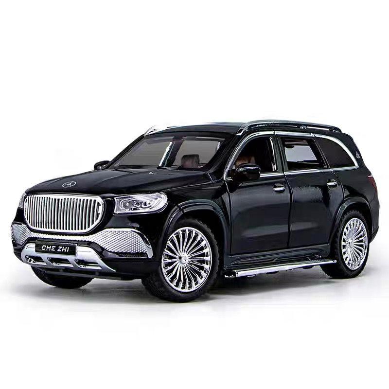 1:24 Maybach GLS GLS600 Alloy Luxy Car Model Simulation Diecasts Metal Toy Vehicles Car Model Sound and Light Childrens Toy Gift