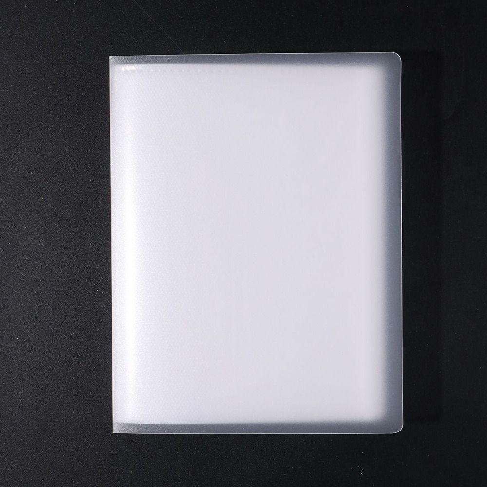 Blank Page Design Transparent Sticker Storage Book  Collecting Nail Stickers