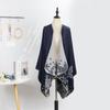 Double-Sided Cloak, Ethnic Style Pattern Shawl, High-End Wear, Women Wear Warm Shawl Jacket On Both Sides