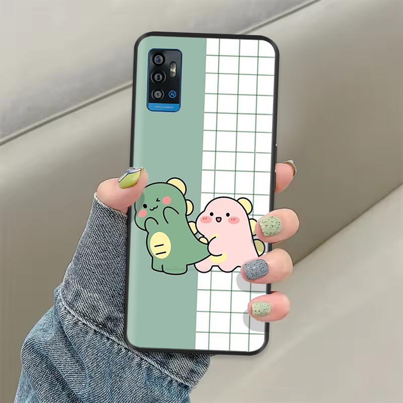 For ZTE Blade A51 Case BladeA71 Stylish Painted Silicone Soft Protector Back Cover For ZTE Blade A71 A7030 BladeA51 Phone Cases
