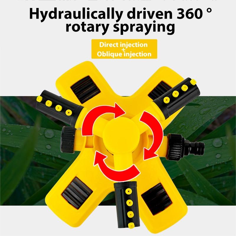 360° drehbare Rasensprinkler, automatische Bewässerungssprinkler