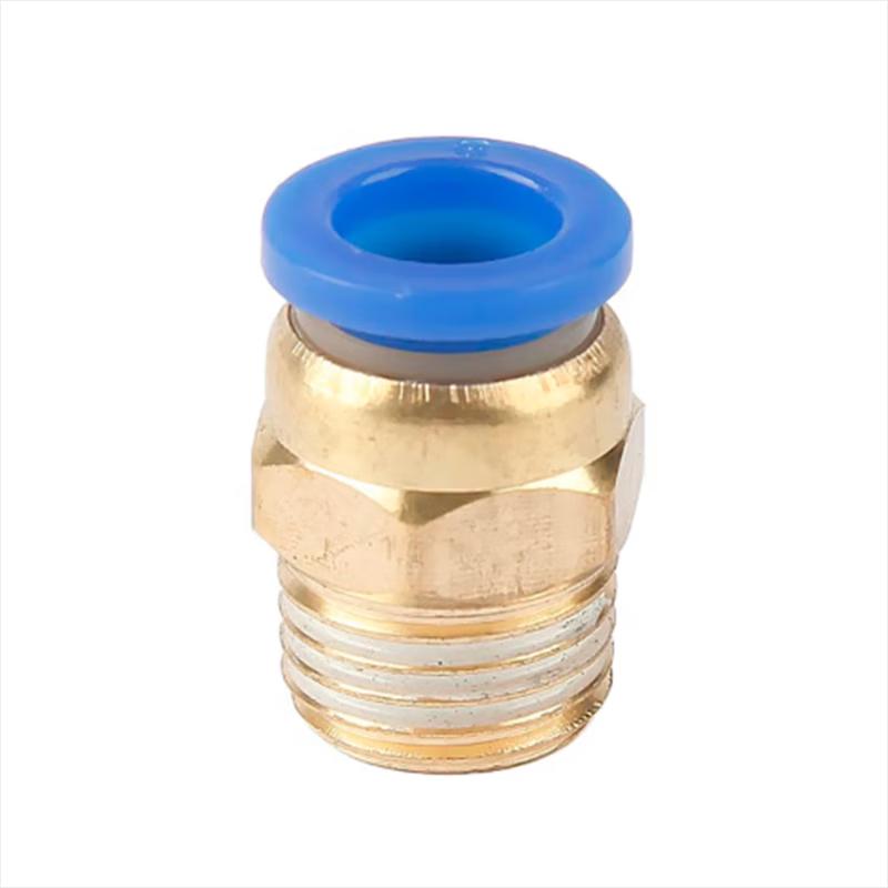 Brass Quick Connector for 12mm Male Thread to 8mm Hose