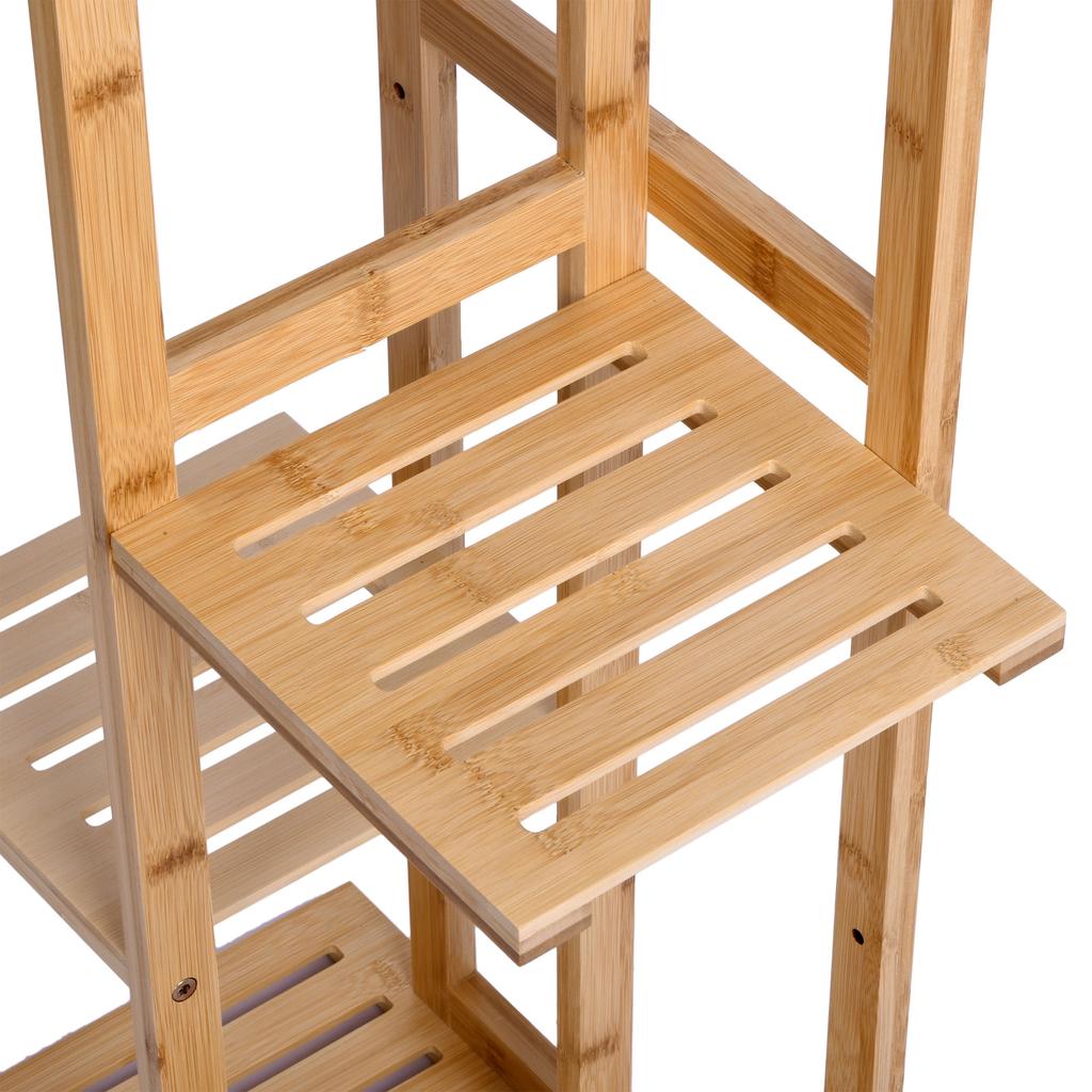 Gutren Bamboo Flower Stand 6 Shelves