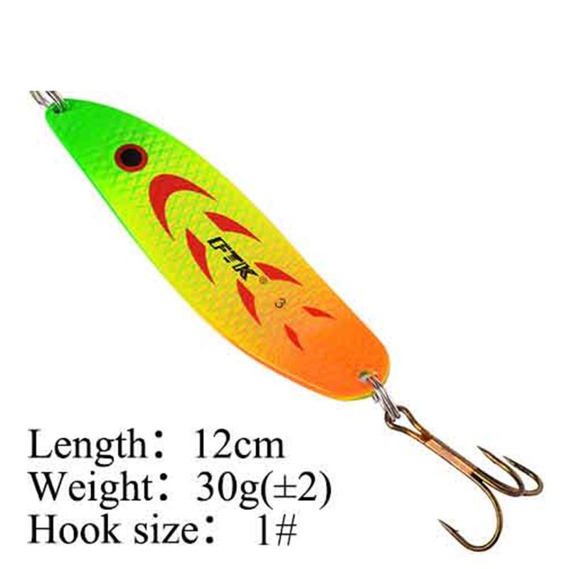 

FTK 10,5 см-12 см, 20 г-30 г, металлическая жесткая приманка, рыболовный тройной крючок, рыболовные снасти, приманка для лосося, искусственная рыболовная снасть 30G-001