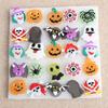 25pcs Party Accessories LED Flashing Brooch Pin Cartoon Light Glowing Badge Gift