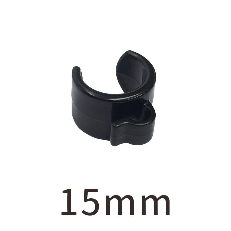 10 Units Plastic Mic Cord Holder Grips Sound Cable Clip Buckle For Arranging 15mm 20mm 25mm Round Tubes