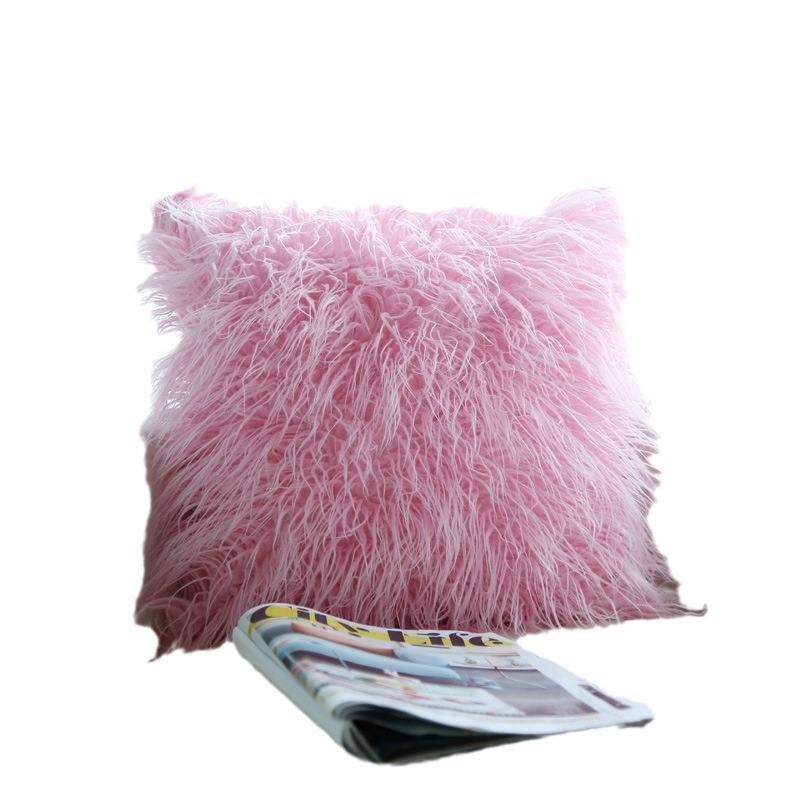 Plush Cushion Ins Style Modern Simple Sofa Cushion European Style Pillow Case