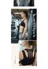 Women's Breathable Wire-Free Sports Bra - Hollow Back Design for Running & Yoga