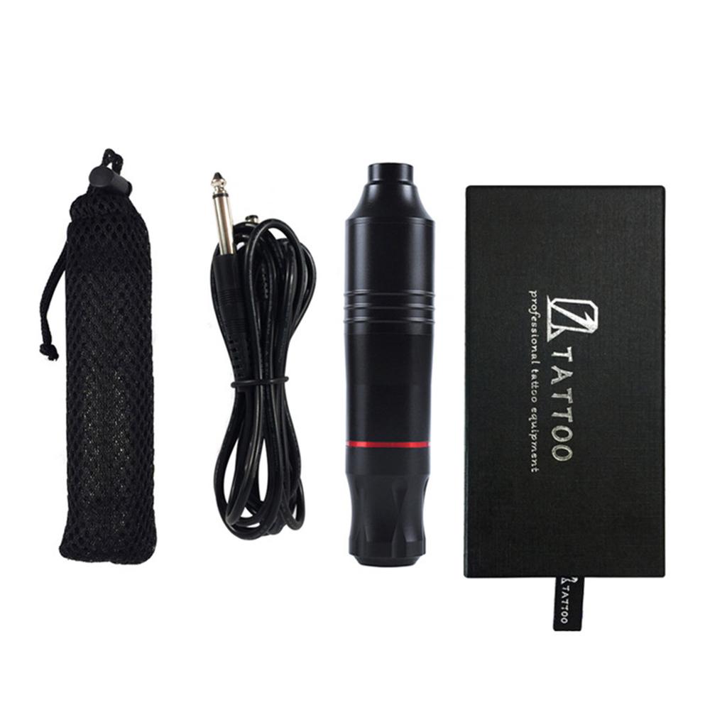 Portable Tattoo Kit Tattoo Machine Pen Power Supply Foot Pedal Clip Cord Tattoo Needles Tattoo Ink