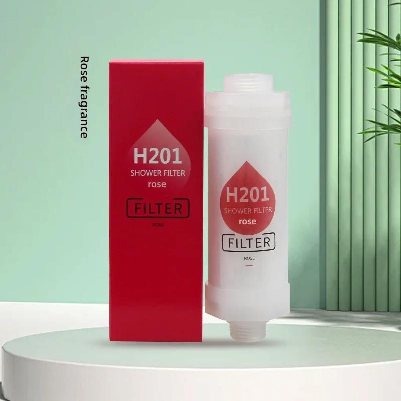 Shower Head Filter Bathroom Accessories Hard Water Filter Vitamin C Replacement Cartridge Remove Chlorine Fluoride Heavy Metals