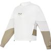 2023 Autumn New Color Block Knit Pullover Outdoor Sports Sweatshirt Women Sweatshirt Cloud-White A11W337203F-WT