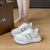 New Ins Casual Board Shoes Women's Summer Height Increase Versatile Fashion Thick-soled Breathable Sports Shoes