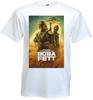 26 The Book of Boba Fett V1 T Shirt White Movie Poster All Sizes S-5XL Unisex T-Shirt