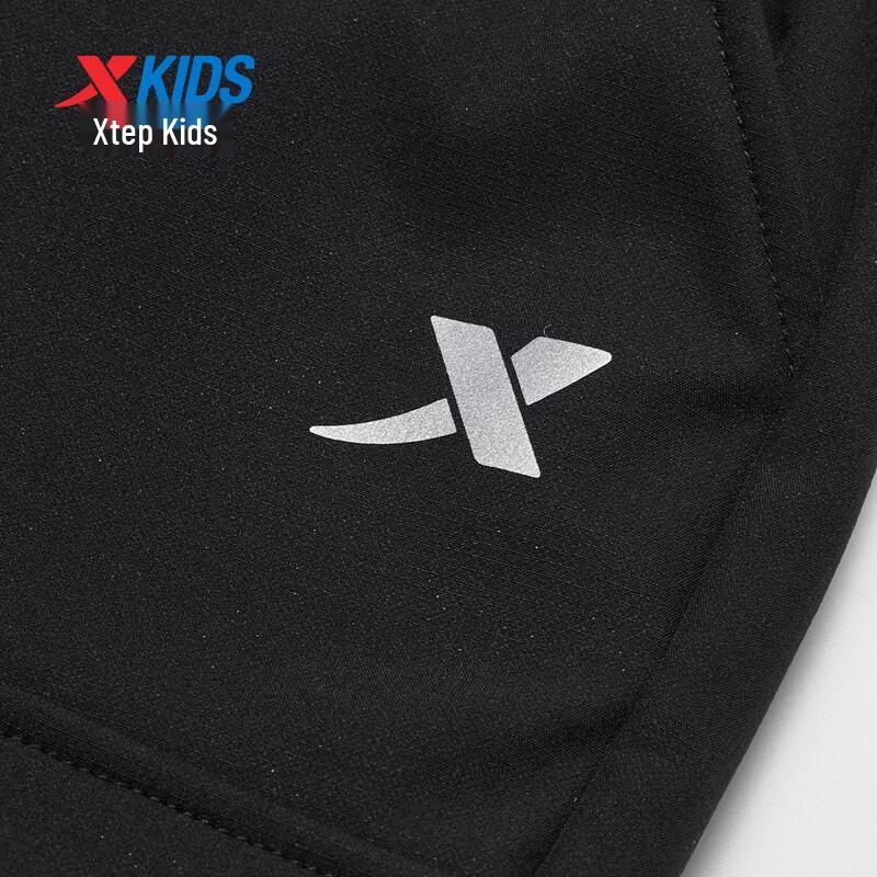 XTEP Kids' Winter Fleece-Lined Windproof Cargo Pants