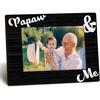 Papaw 4x6 Picture Frame, Papaw Gifts, Gifts for Papaw, Papaw Gifts from Grandkids, Grandpa Picture Frame, Grandkids Photo Frame, Papaw and Me Picture