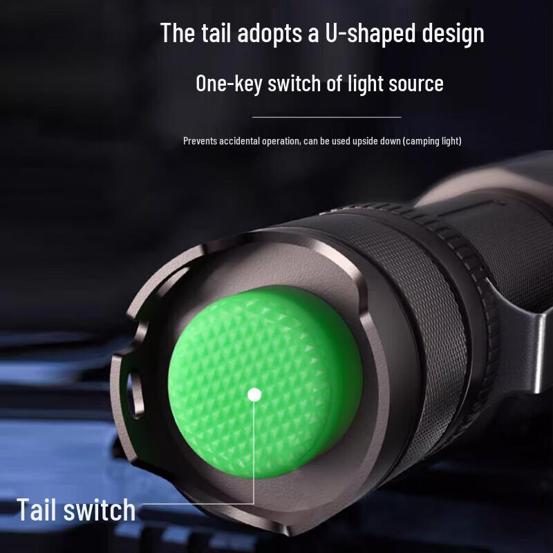 SupFire A6 High-Power LED Rechargeable Flashlight