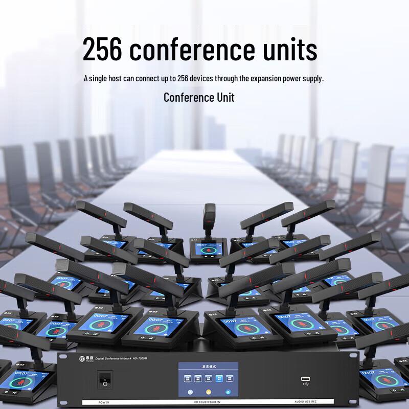 HuiDu HD-7300 Wired Conference Gooseneck Microphone (CN version)