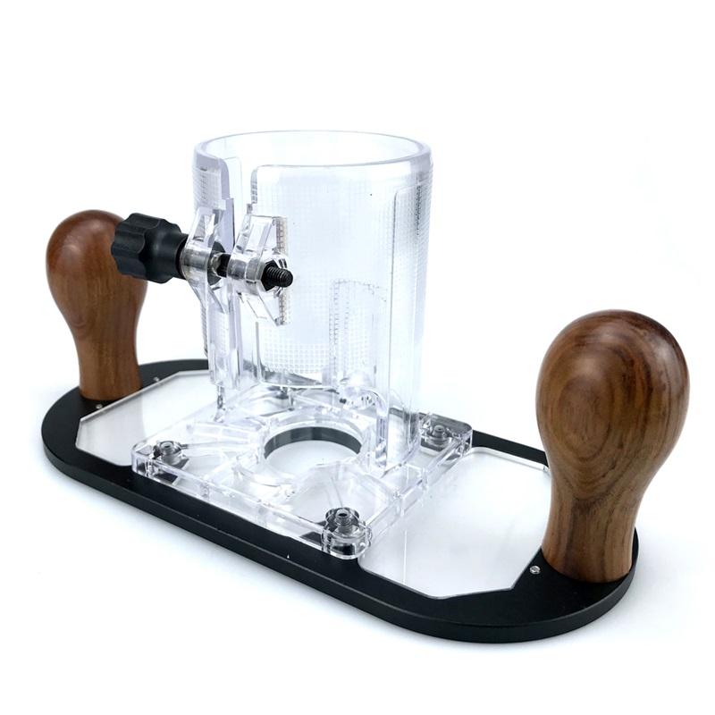 

Wood Router Base for Edge Guide - Woodworking Trimming Machine Milling Groove Flip Engraving Trimming Opening Milling Base