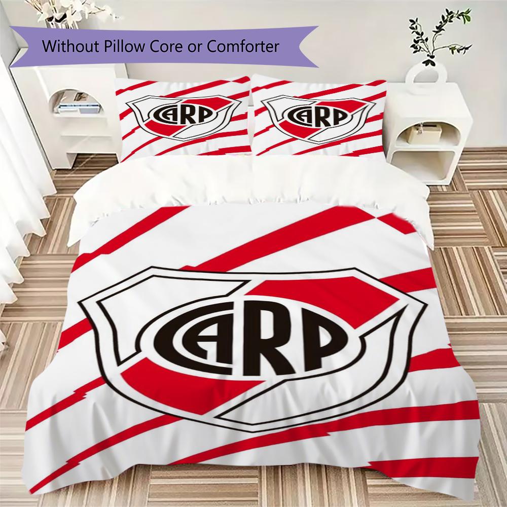 CA River Plate Pattern Bedding,Quilt Set Quilt Cover Pillowcase Home Birthday Gift(1 * duvet cover + 2 * pillowcase, without core)_lx