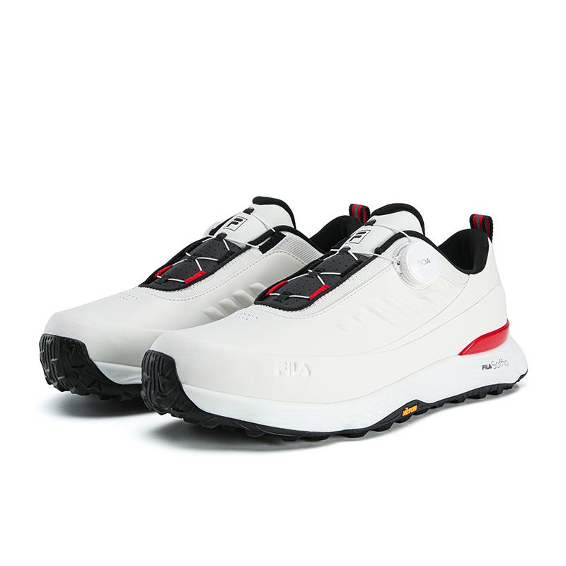 Fila Golf Abrasion Resistant, Breathable, Lightweight Low Top Golf Shoes Men's Bright White A12M611716FBW