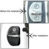 Car Sticker Car Door Lock Protective Cover For Volkswagen VW GTI Polo Passat Tiguan Sharan T-ROC Touran Jetta Bora Accossories L444