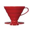 HARIO V60 Transparent Dripper VDR-02-R Red for 1-4 Cups Hand Drip