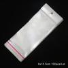 100Pcs Sealable Plastic Transparent Small Packaging Bag For Jewelry