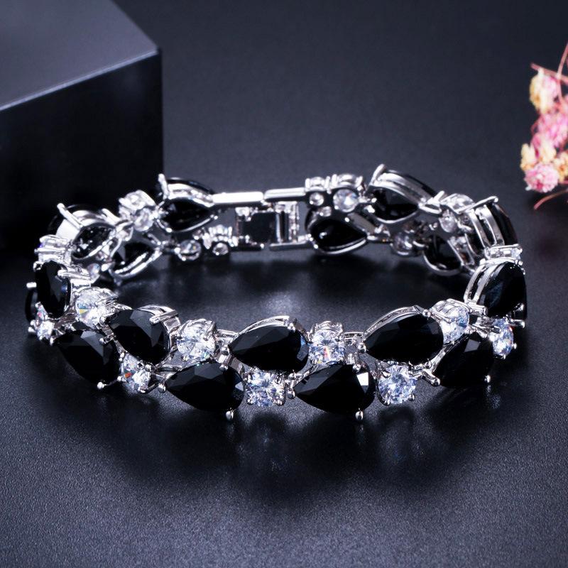 Mona Lisa European & American Style Zircon Bangle - Korean Fashion Hot Selling Jewelry