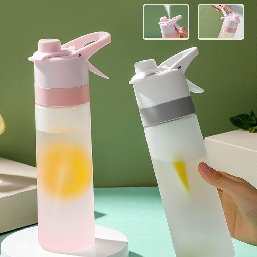 Portable 650ml Water Cup Spray Large Capacity Water Bottle Sports Water Cup