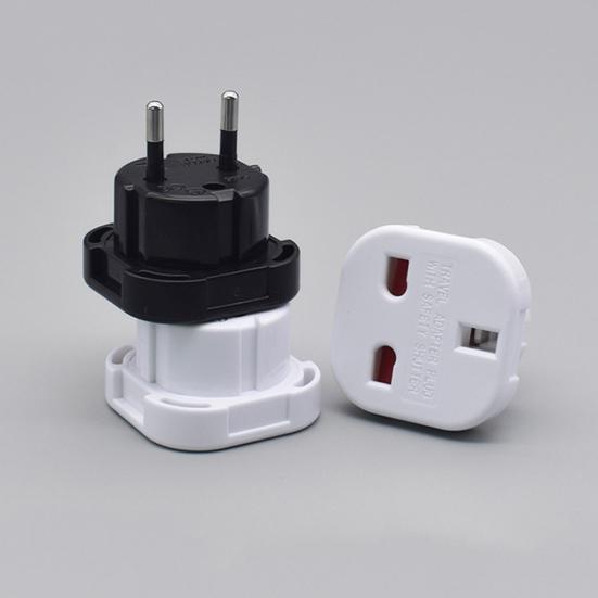 UK zu EU Wand-Wechselstromstecker Ladegerät Steckdosenadapter Konverter für Reisen