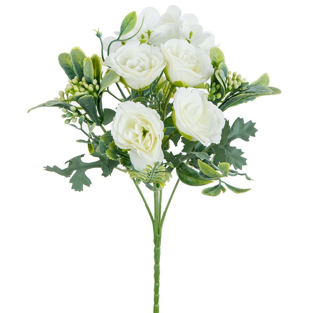 Artificial Flower Silk Rose Hydrangea Diy Festival Party Home Room Outdoor Vase Garden Wall Decor Wedding Wreath Bridal Bouquet