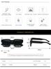Unisex Plastic Fashion Square Frame Sunglasses For Street Pography And Beach Trips Driving Accessories