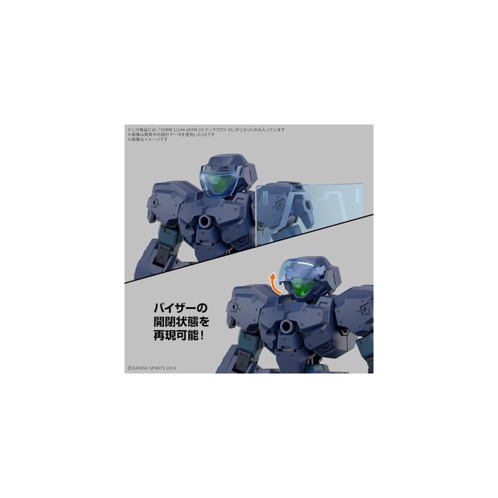 Bandai Spirits 30MM eEXM-23 Tech Proto 01 Color-Coded Plastic Model Kit 1/144 Scale