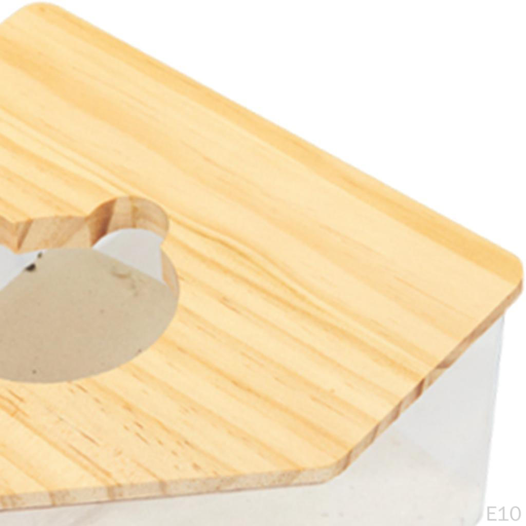 Acrylic Sand Bath Box for Hamsters And Small Pets