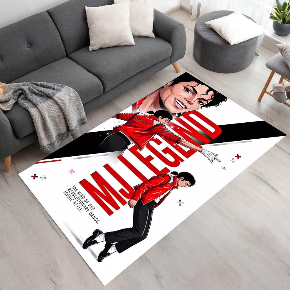 Michael Jackson Legend Carpet Suitable for Dormitory Outdoor Dining Room Study Room Anti-slip Rug Decorate Offices Wedding Party Gift