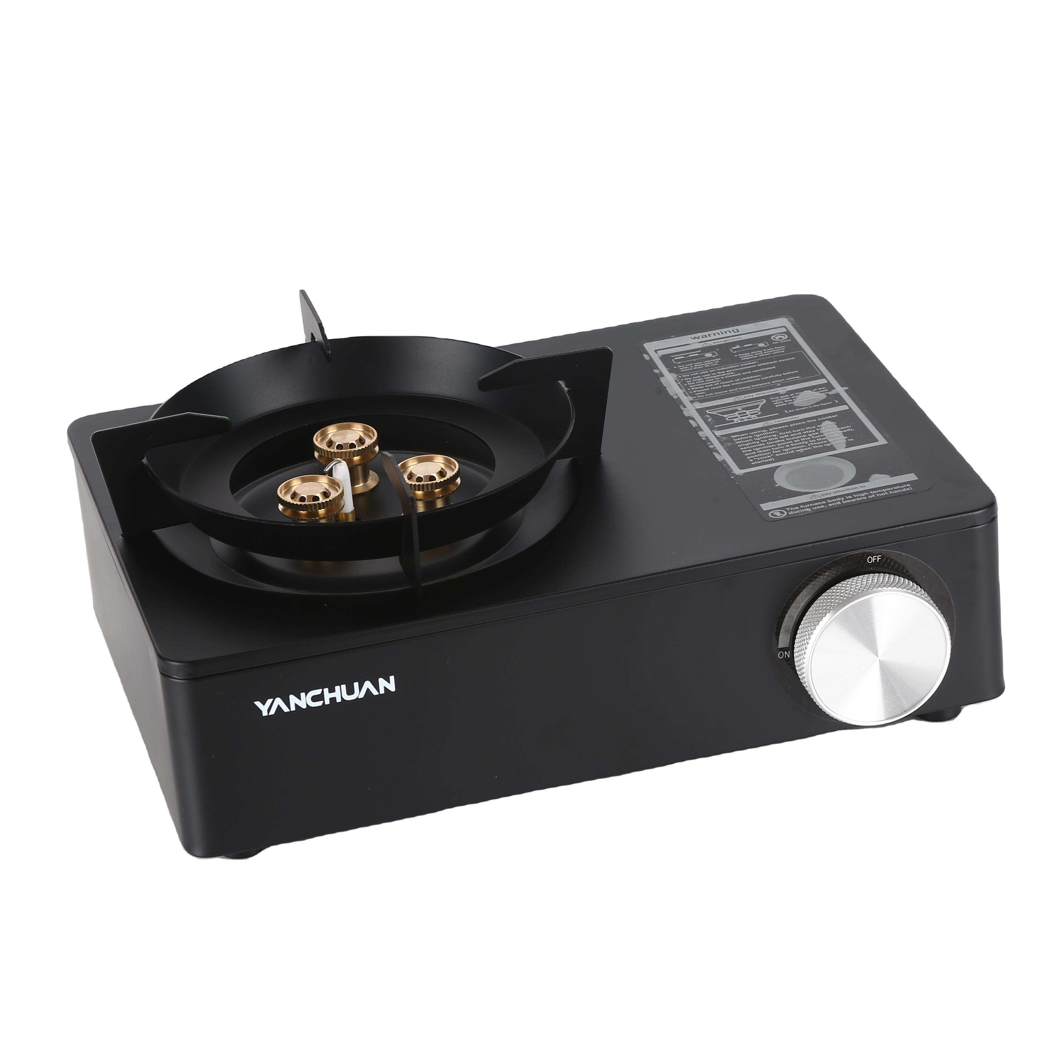 Price Iron Manual Single Burner Portable Camping Butane Gas Stove