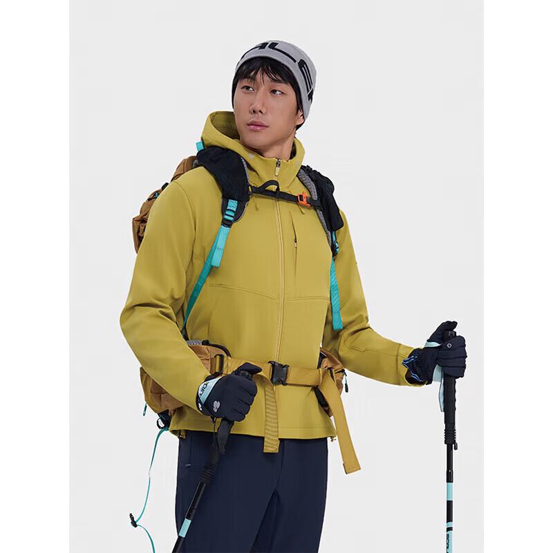 SCALER Autumn Lightweight Outdoor Windproof Softshell Jacket for Men 3XL