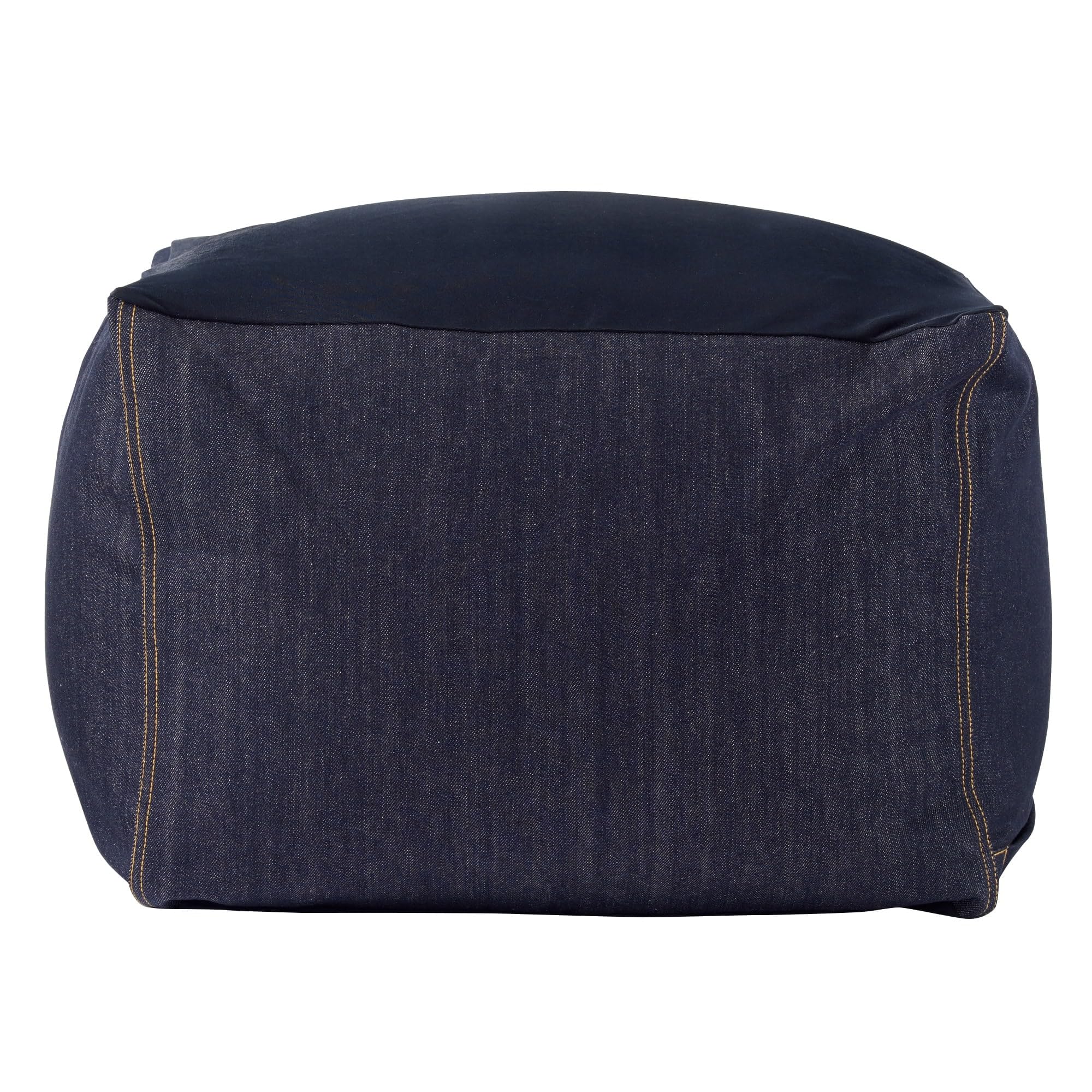 

MUJI Body-Fitting Sofa Cover, Cotton Denim, Navy, Small, 45cm W x 45cm D x 33cm H, 84464638
