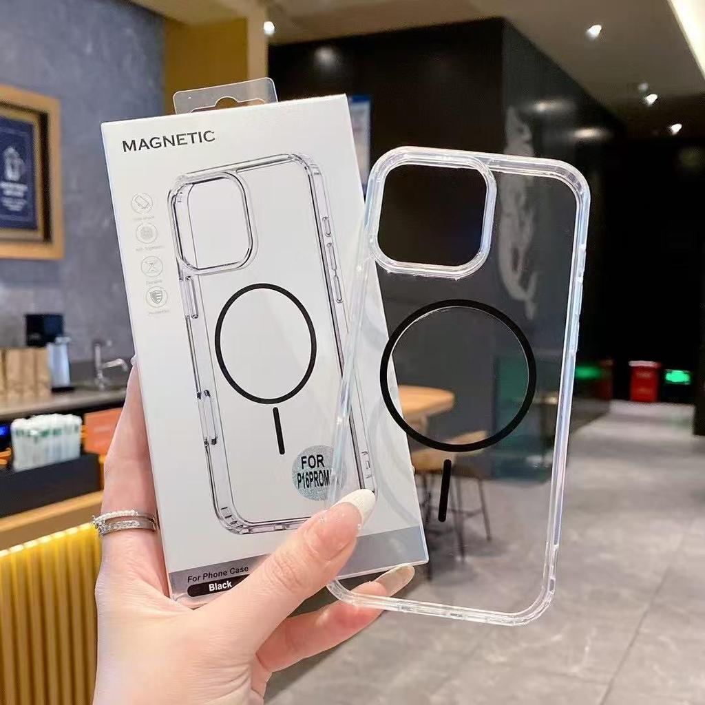 Samsung S25EDGE/S24ULTRA Magnetic Transparent Acrylic Phone Case