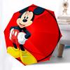 Mickey Mouse, Cartoon Themed Automatic Opening and Closing Umbrella, Brightly Colored 8-rib Portable Umbrella, Suitable for Men and Women, A Perfect G