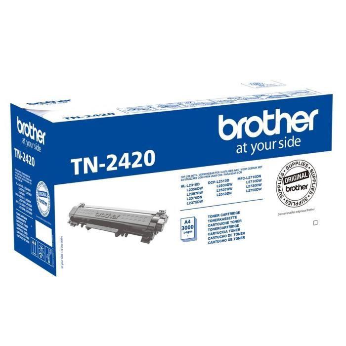 Cartuccia toner nero ad alta capacità TN2420 - BROTHER - Laser - 3000 pagine