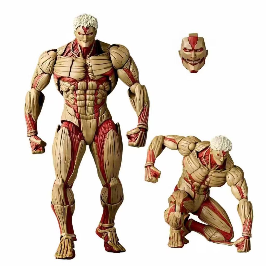 Attack On Titan Beast Titan Action Figure Yamaguchiya Articulated Joints GK Desktop Ornament KO Model 14cm