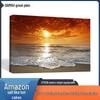 EPSON Inkjet Print Core - Seascape Sunset Ocean Beach Wave Landscape Solid Wood Frameless Painting